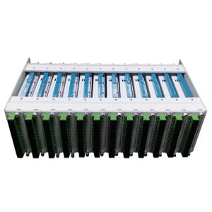 Intelligent Structure 1U Fiber Optic Cable Manager 12 Port Patch Panel OEM Fireproof