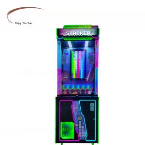 China Amusement Center Prize Game Machine Brick Stacker Arcade Vending Machine wholesale