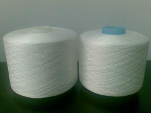 China Polyester Wrapped core spun sewing thread Ne16/2-3 raw white and color wholesale