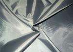Black / Brown Polyester Fabric , Eco - Friendly Coated Polyester Fabric