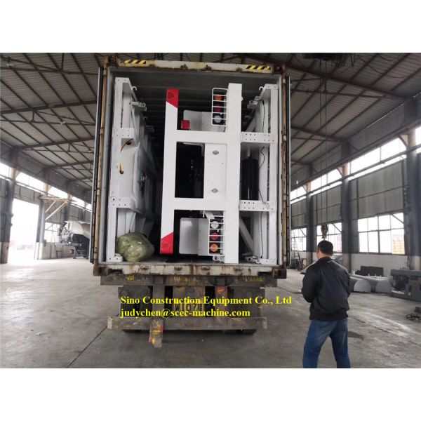 Double Speed Heavy Duty Semi Trailers 20ft 40ft Container Flat Bed Semi Trailer