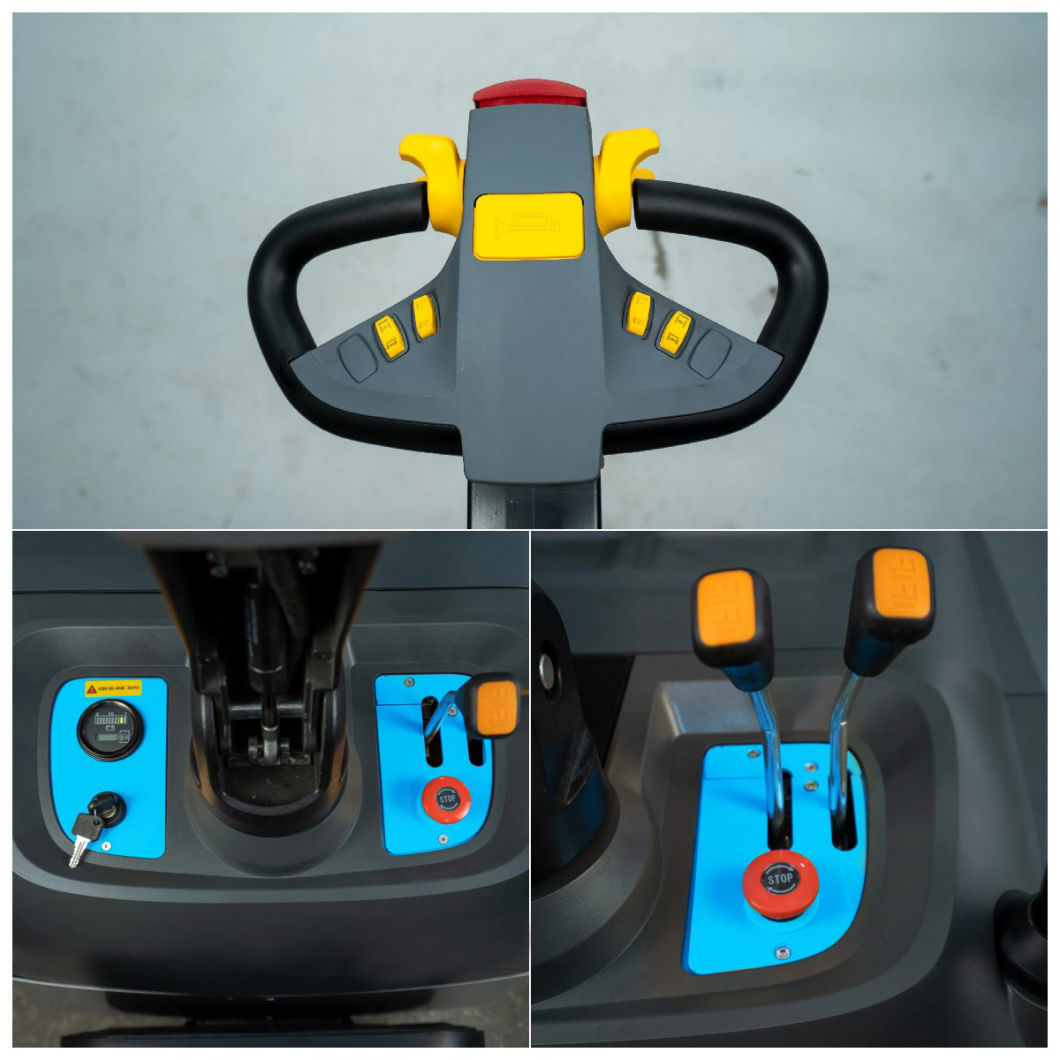 Super Electric Forklifts 1.5 Ton Single Scissor Reach Truck Electric Stacker with Scissors AC Motor 3m for Sale