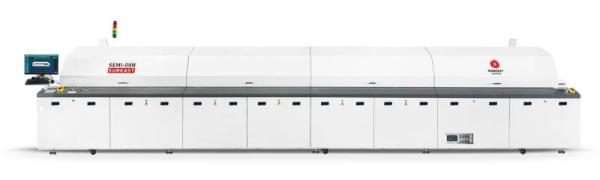 Quality Semiconductor Reflow Soldering Machine 70KW PCB Soldering Oven for sale