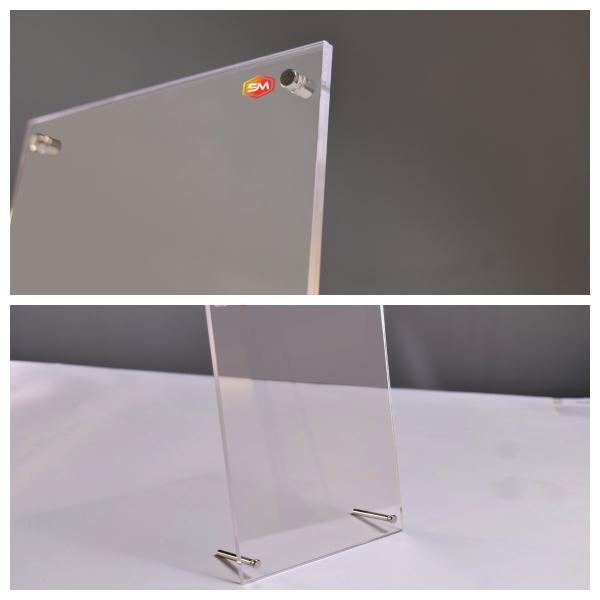 Quality Acrylic Photo Frame With Stand Countertop Lucite A5 Picture Display for sale