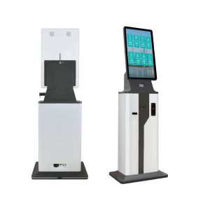 Buy cheap Android Self Payment Kiosk Advertising Display Terminal Stand Interactive from wholesalers