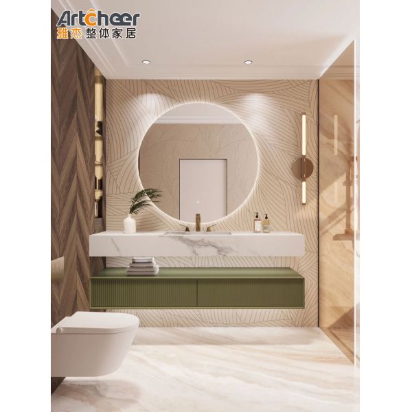 2022 Style Wendy 40" Waterproof Rectangle Vanity Bathroom Cabinet Include Faucet NO