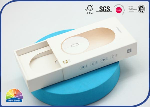 Quality Custom Print Gift Drawer Paper Box Paper Mache Fold Up Boxes For Mouse Packaging for sale