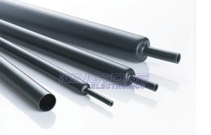 Dual wall adhesive lined heat shrink polyolefin tubing