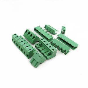 7.62mm Pitch 15Amp Pluggable Plug-in Screw Terminal Blocks Plug + Header