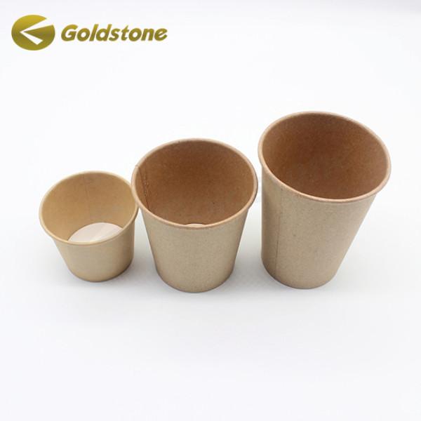 Recycled Disposable Yogurt Cup Kraft Paper Cups Customizable Yogurt Cup