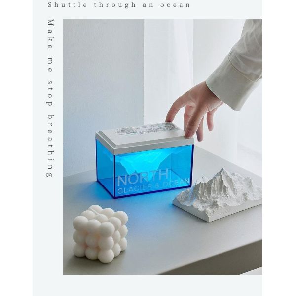 Iceberg Diffuser Stone Decoration Car Aromatherapy Essential Oil Bedroom Without Fire Aromatherapy Night Light