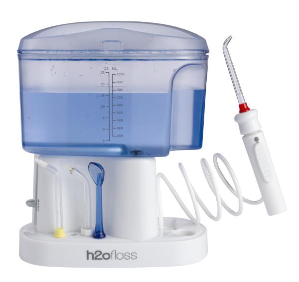 Quality Electric Countertop Water Flosser With 11 Nozzles Large Water Reservoir for sale