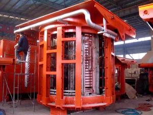 China Steel Melting Induction Furnace , Automatic Metal Furnace 60T / 70T wholesale