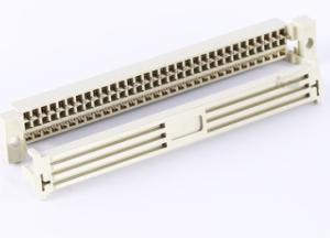 China DIN 41612 3 Row 64 Pin IDC Socket Connector Copper Alloy Material With PBT Housing wholesale