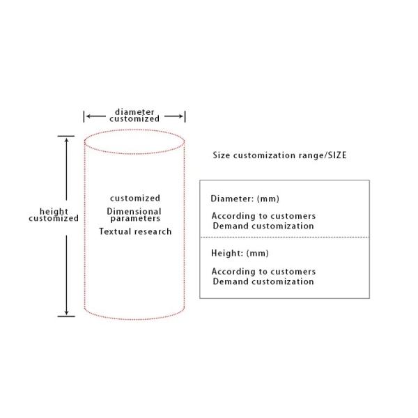Luxury custom printed eco-friendly food grade easy open paper jars for food and tea packaging paper tubes