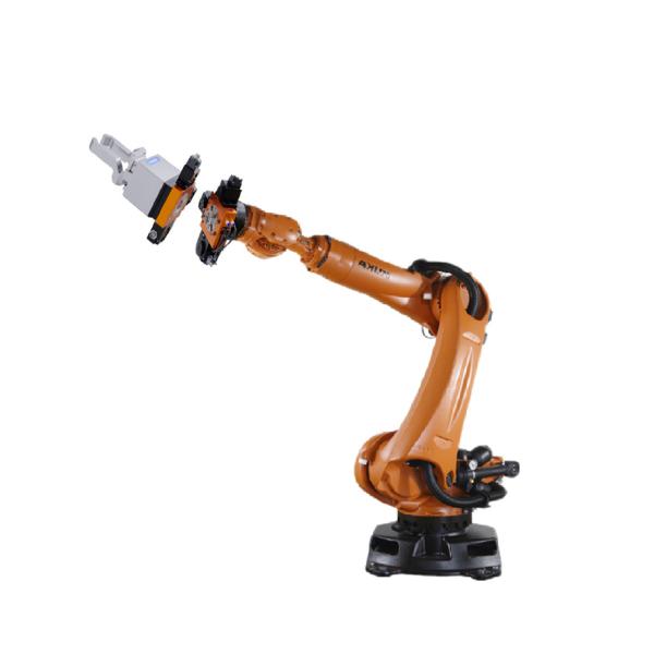 Quality KUKA 6 Axis Robot Arm KR 210 R 2700 EXTRA With Quick Changers And Two Finger Schunk Gripper for sale