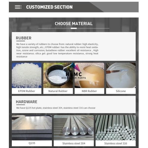 Customized 160H Excavator Rubber Coupling SK350-8 E336D SK330-6 Excavator Spare Parts