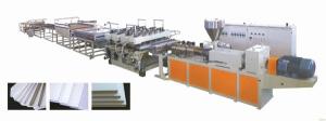 High Output PVC Manufacturing Machine , Easy Control WPC Foam Board Machine