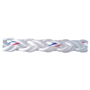 Red Blue Tracer Polypropylene Mooring Rope 48mm Core Structure Certain Ductility