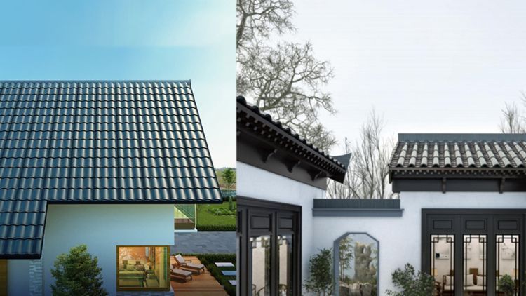 Customized 50W Curved Solar Tile for Innovative Building Integration