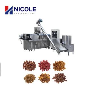 China Twin Screw Dry Dog Food Extrusion Machine Fully Automatic Customized wholesale