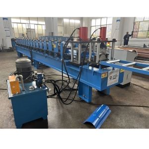 China Galvalume PPGI Roofing System Ridge Capping Roll Forming Machine With 0.3-0.8mm Thickness Metal Steel wholesale
