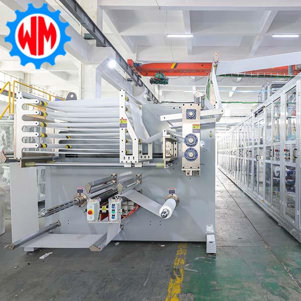 Quality High Efficiency Full Servo Baby Diaper Making Machine Intelligent PLC Control for sale
