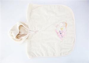 0-9M Toddler Hooded Bathrobe , Water Absorption Babies Towelling Bathrobes