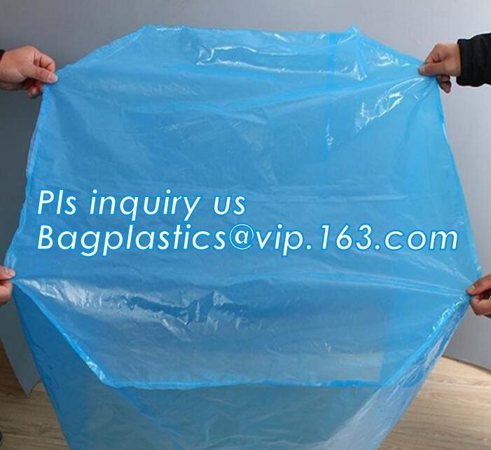 Customized Square Bottom or Side Guesst Plastic Protective Pallet Covers, 4 Mil Dust proof Clear Pallet Covers, BAGPLAST