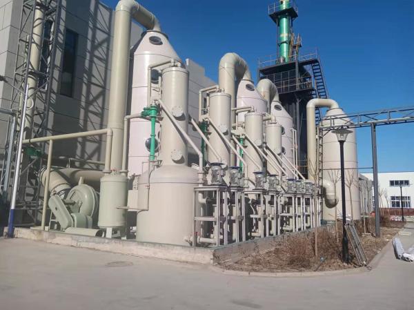 Vertical Gas Absorption Tower Chemical Absorption with Polymer Concrete
