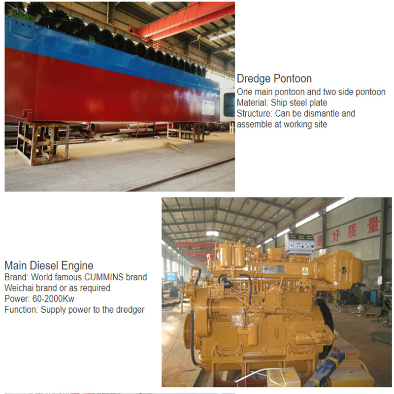 Made in China Factory 14inch Cutter Suction River Mud Dredger