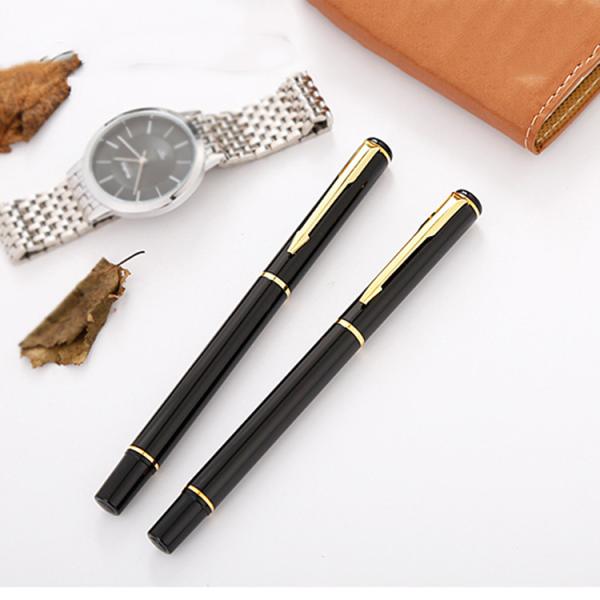 0.5mm Writing Width Gel-Ink Classic Roller Metal Ball Pen for Office Supply Promotion