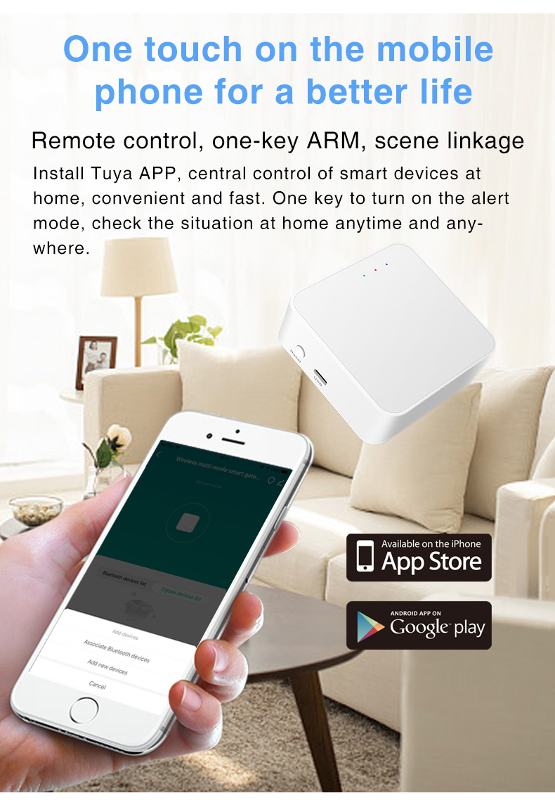 10A Home Assistant Tuya Zigbee Gateway Tuya Zigbee Smart Gateway Hub 3.0
