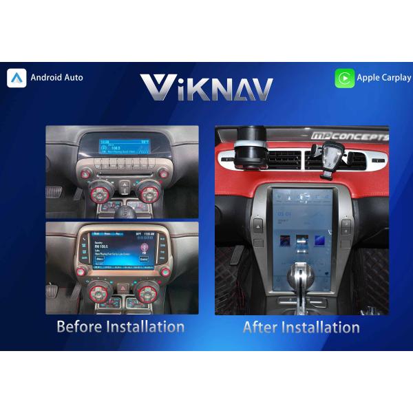 VIKNAV 12.1" Car Radio For Chevrolet Camaro 2010-2015 Wireless Carplay Android auto
