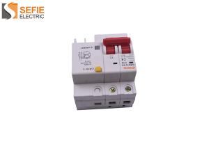 Three Pole RCBO Circuit Breaker 63A Overload Circuit Breaker  IEC61009 Standard