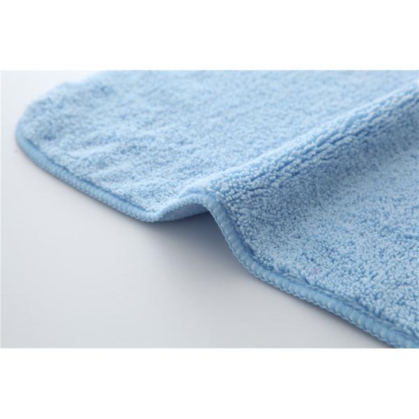 Light blue color microfiber microfibre car cleaning detailing towels/cloth