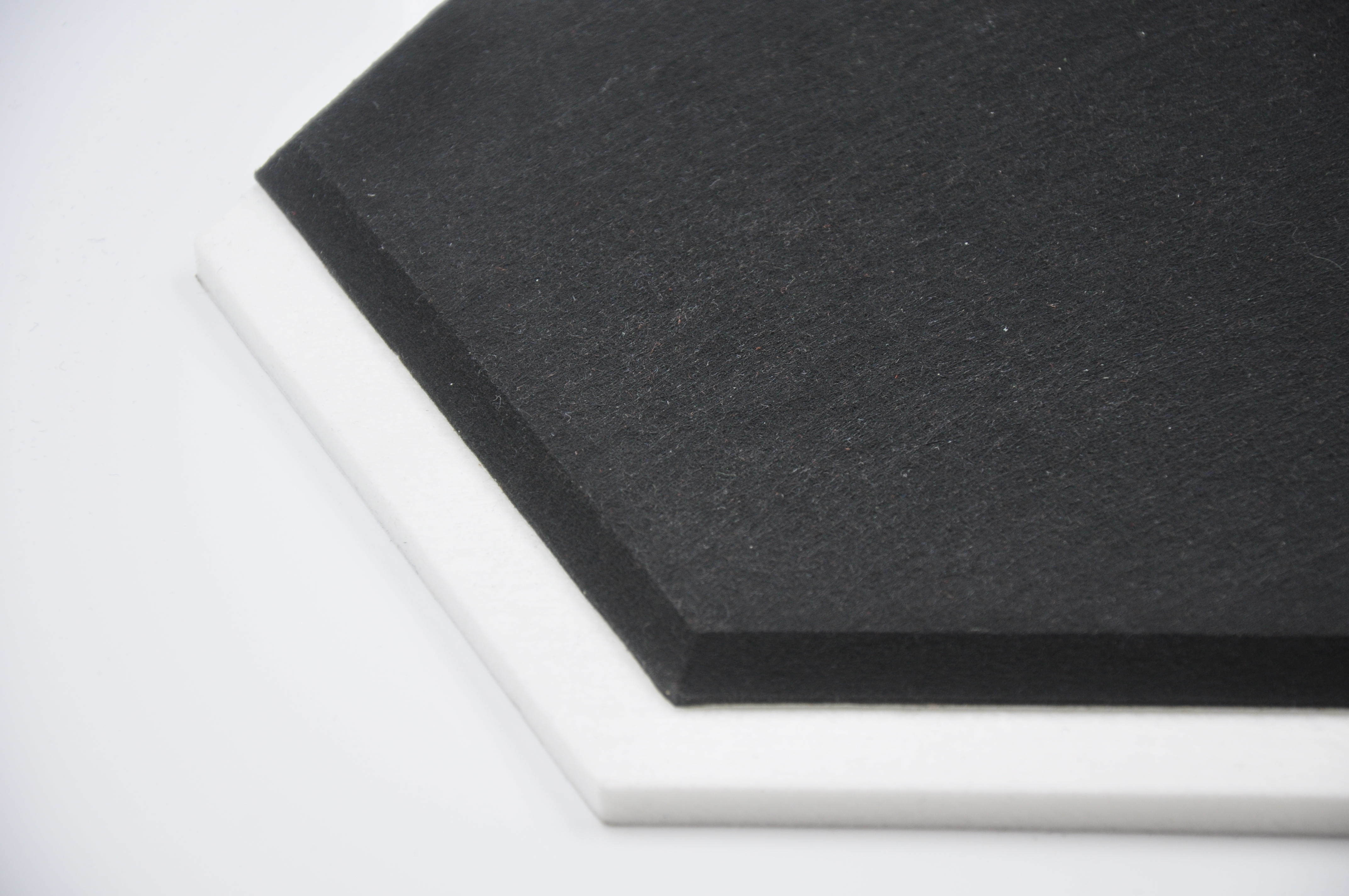 PET Hexagonal Polyester Sound-Absorbing Board Environmentally Friendly Indoor Sound-Absorbing Material School Library