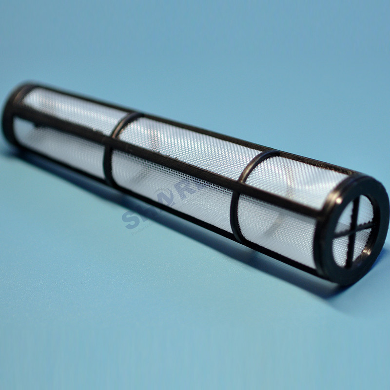 Customized Filter Sieve Plastic Fabric Nylon PA6 Mesh Insert Moulded With PP Plastic