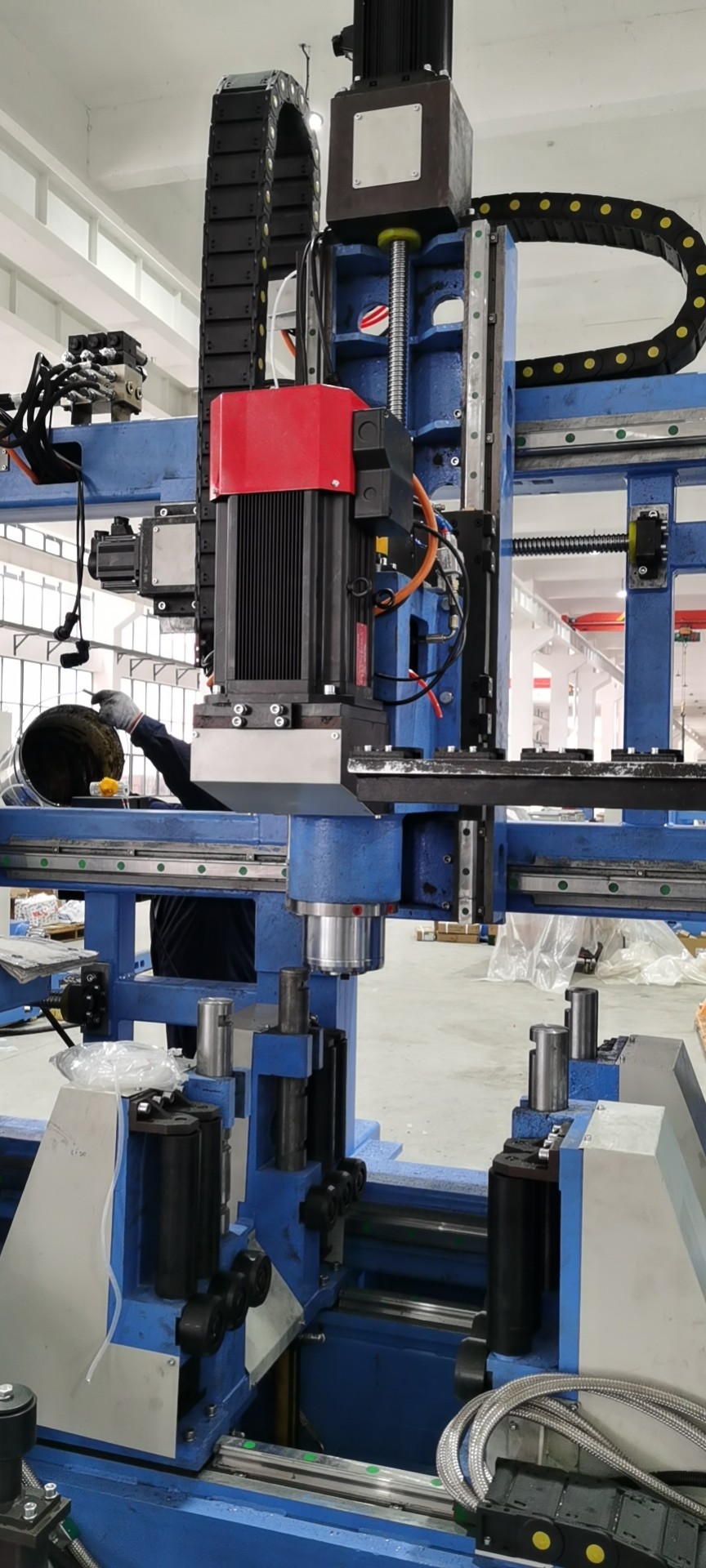1250×600mm High Speed CNC Drilling Machine Cnc Beam Drilling Machine H Beam