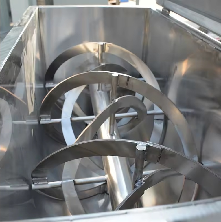 Industry 1 Ton 5 Ton Horizontal Concrete Ribbon Poultry Feed Mixer