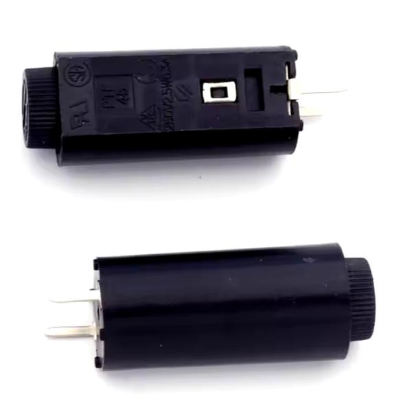 PTF-45 Bayonet 5.2x20mm PCB Mount Fuse Holder 6.3A 250V Insulation Resistance