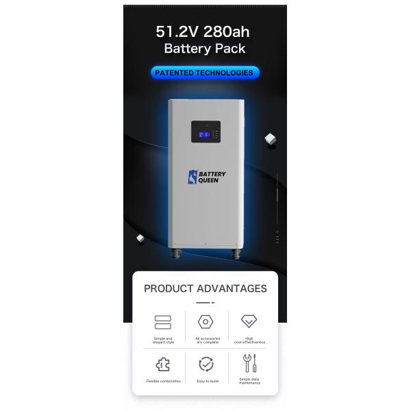 USA warehouse 48V 280ah DIY Lifepo4 Lithium battery Standing Kits with LCD screen For DIY Home Energy Storage