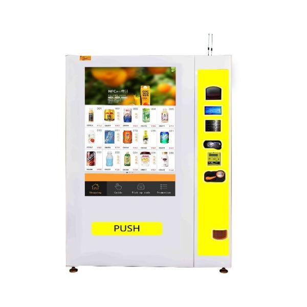 Quality 110 Selections High Capacity Master Slave Vending Machine For Snack And Drinks for sale
