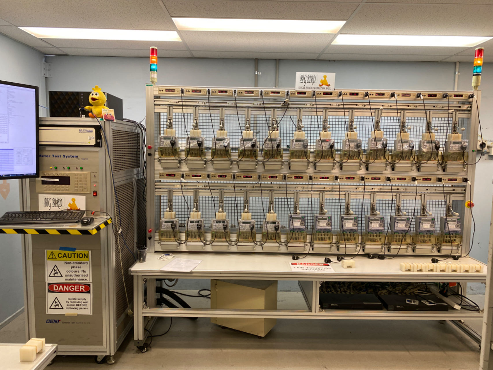 Yc1891d-48 Single Phase Meter Test Bench Home Single Phase Energy Meter Testing
