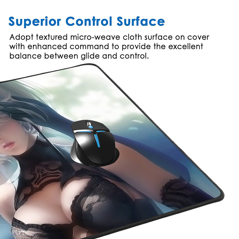 Office Home Keyboard Mats Mouse Hemmed Edge Sublimation Sexy Breast Girl 30X80 Gamer Mouse Pads Custom Logo