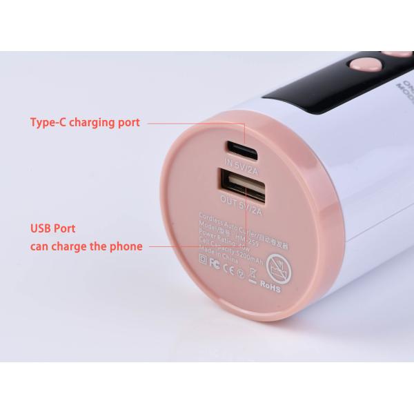 Ceramic Tourmaline PTC Heating 50mm Automatic Hair Curler