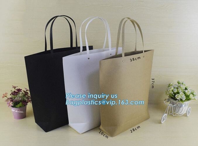 Customized Cut Printed Coated Paper Shopping Bag with Matt Lamination,rope handle custom logo printed white paper bag