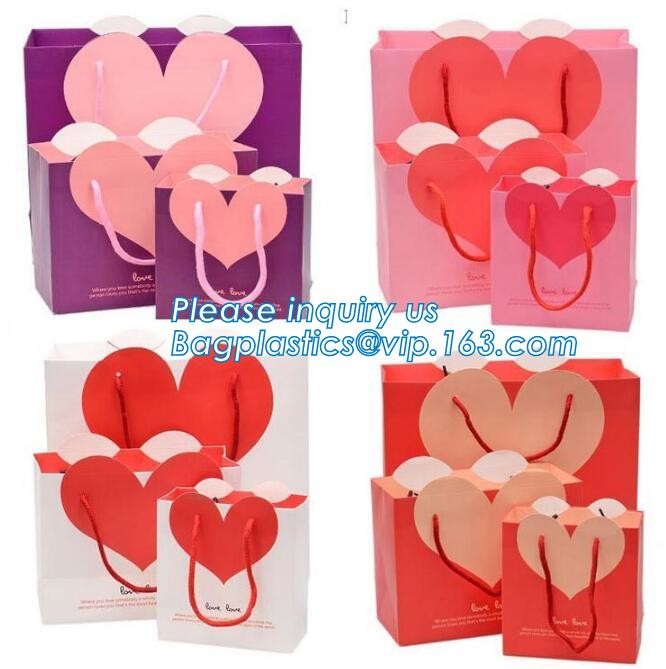 Custom paper bag with handle coated white paper bag printing pattern flower carrier bag,Flower carrier paper bags with d