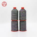 Tex 70 Multi Color Rainbow 69 Nylon 66 FDY Bonded Thread with Pattern Dyed and