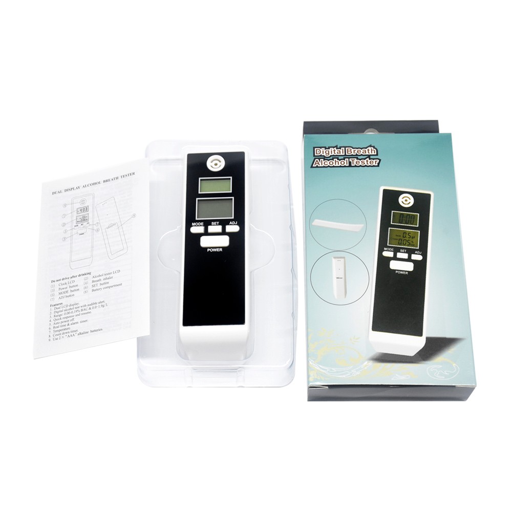 Professional Digital LCD Display Safety Driving Breath Alcohol Tester